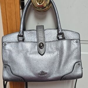Silver Coach Mercer Satchel